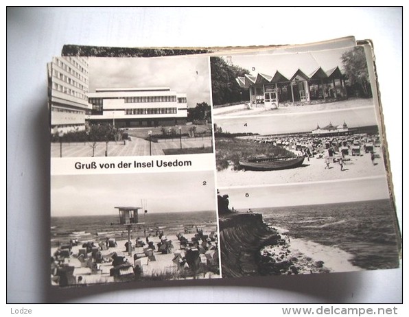 Duitsland Deutschland DDR Mecklenburg Vorpommern Usedom Strand Und Gebäude - Usedom