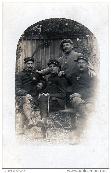 La Garenne Colombes  92  Carte Photo  Militaires - La Garenne Colombes