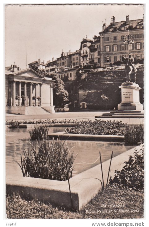 CPSM - PF - Genève - Place Neuve Et Le Musée Rath - Genève