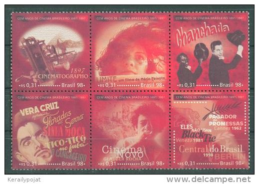 Brazil - 1998 Movies MNH__(TH-3431) - Unused Stamps