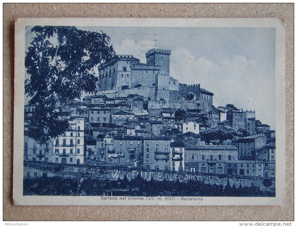 Vt1068)  Soriano Nel Cimino - Panorama - Viterbo