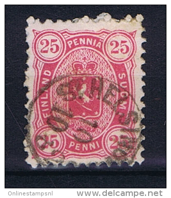 Finland: 1875, Mi 17 Ab  Anilinrot - Used Stamps