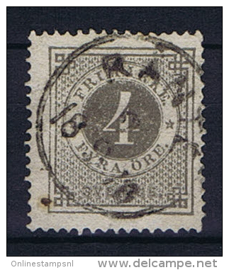 Sweden 1872  , Mi 18 A Used , - Gebruikt