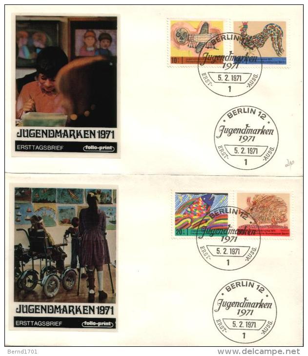 Germany / Berlin - Mi-Nr 386/3891 FDC (X296)- - 1971-1980