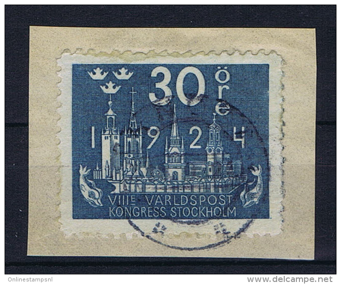 Sweden 1924  , Mi 149 W B  Used - Usados