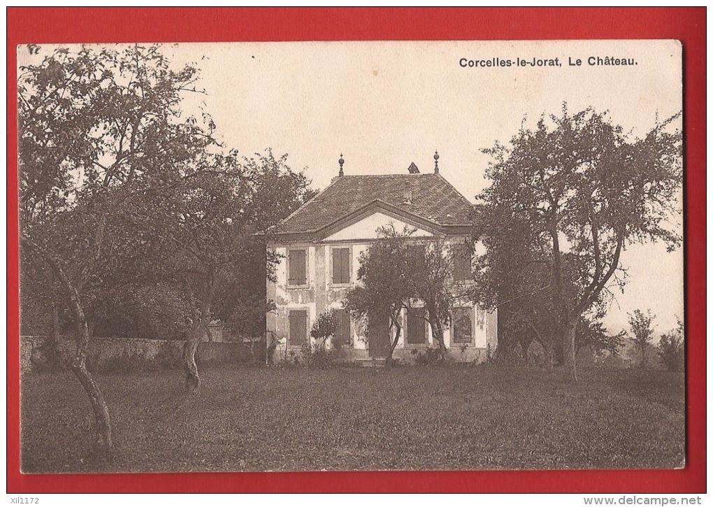 Z0389 Corcelles-le-Jorat, Le Château. Circulé Sous Enveloppe Du Chalet à Gobet Vers Rances. - Rances