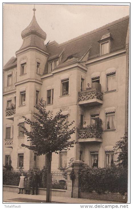 Halle Saale Kronprinzenstrasse 45 Mehrfamilienhaus Belebt Einwohner 4.10.1908 Heute Schleiermacherstraße - Halle (Saale)