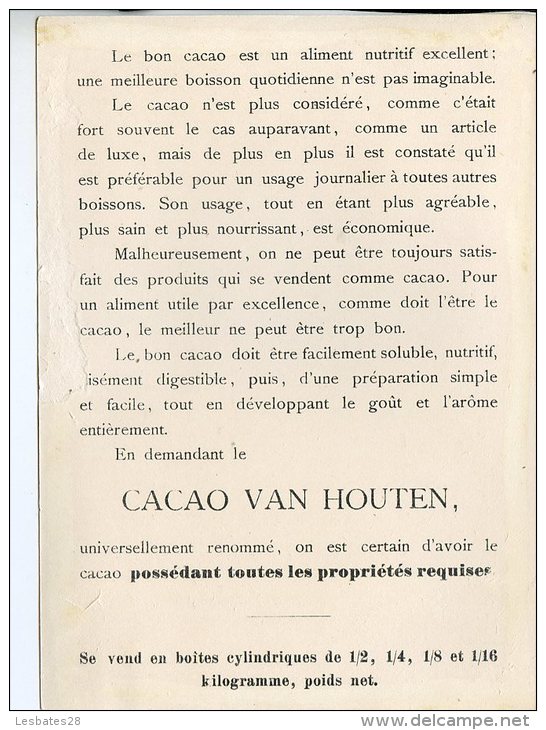 CACAO Et CHOCOLAT VAN HOUTEN,  Vue De Hollande, Le Berger Et Ses Moutons   Juil  2013 777 -288 - Van Houten