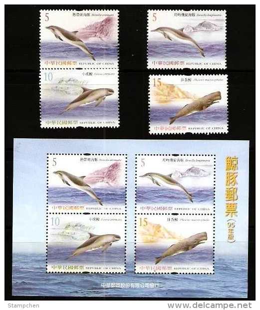 2006 Cetacean Stamps & S/s Whale Dolphin Lighthouse Bridge Harbor Fish Fauna - Delfines