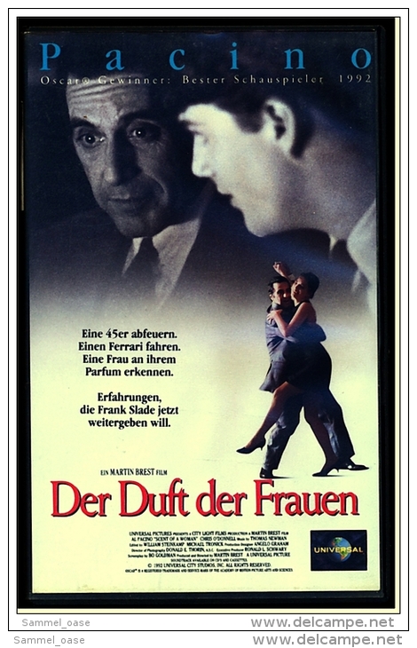 VHS Video Drama  -  Der Duft Der Frauen  -  Al Pacino Als Blinder Lebemann - Von 1992 - Drame