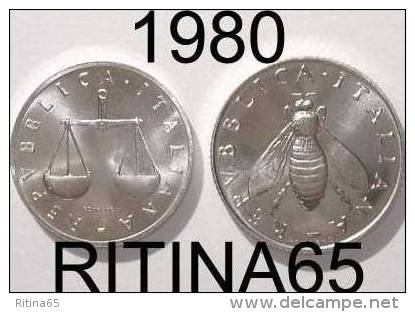 COPPIA !!! 1 LIRA + 2 LIRE 1980 FDC !!! - 1 Lira