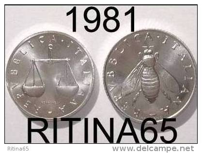 COPPIA !!! 1 LIRA + 2 LIRE 1981 FDC !!! - 1 Lire