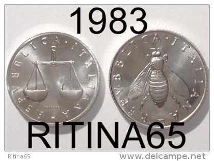 COPPIA RARA !!! 1 LIRA + 2 LIRE 1983 FDC !!! RARA - 1 Lira