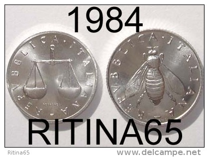 COPPIA !!! 1 LIRA + 2 LIRE 1984 FDC !!! - 1 Lira