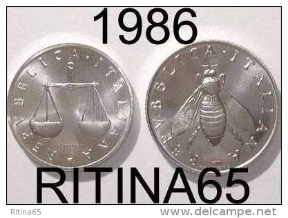 COPPIA !!! 1 LIRA + 2 LIRE 1986 FDC !!! - 1 Lira