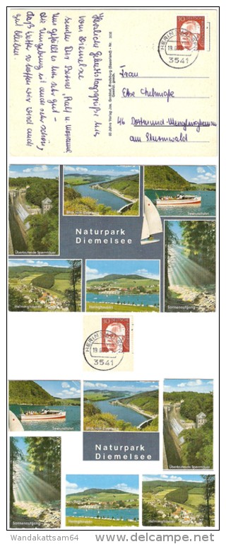 AK 3935 Naturpark Diemelsee Mehrbildkarte 6 Bilder 19. 6. 73 - 10 3541 HERINGHAUSEN A - Frankenberg (Eder)
