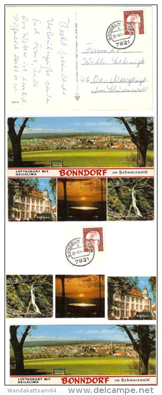 AK 796 LUFTKURORT MIT HEILKLIMA BONNDORF Im Schwarzwald Mehrbildkarte 4 Bilder 27. 3. 74 - 17 7821 GÜNDELWANGEN A - Bonndorf