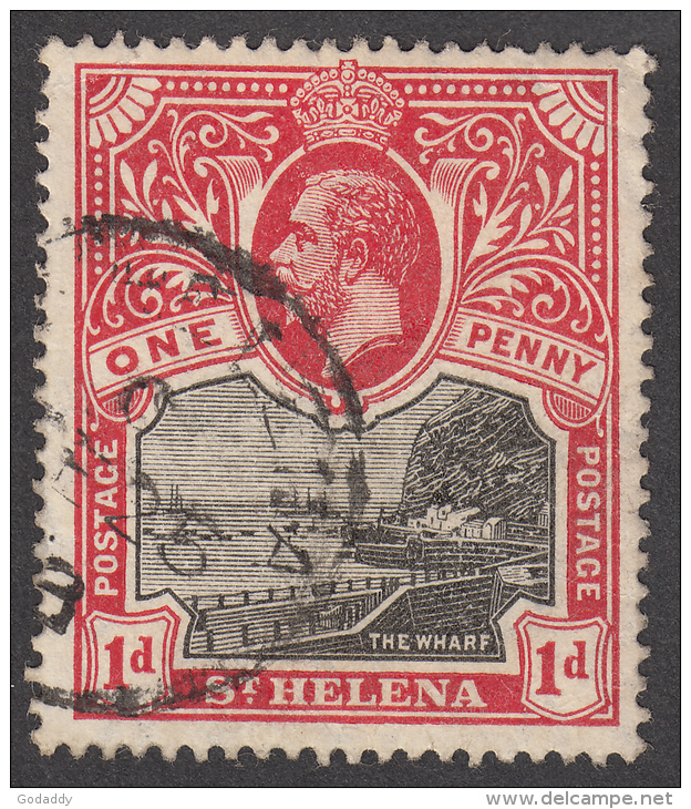 St Helena 1912  1d  SG73a  Used - St. Helena