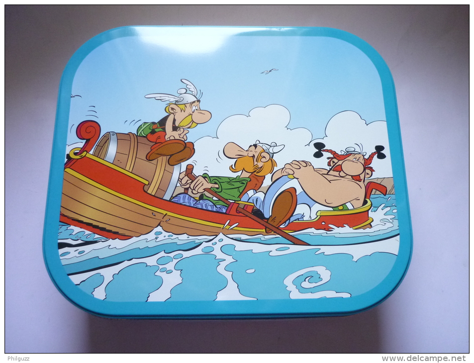 BOITE DELACRE EN METAL Fer Blanc ASTERIX - PIRATES - Art De La Table