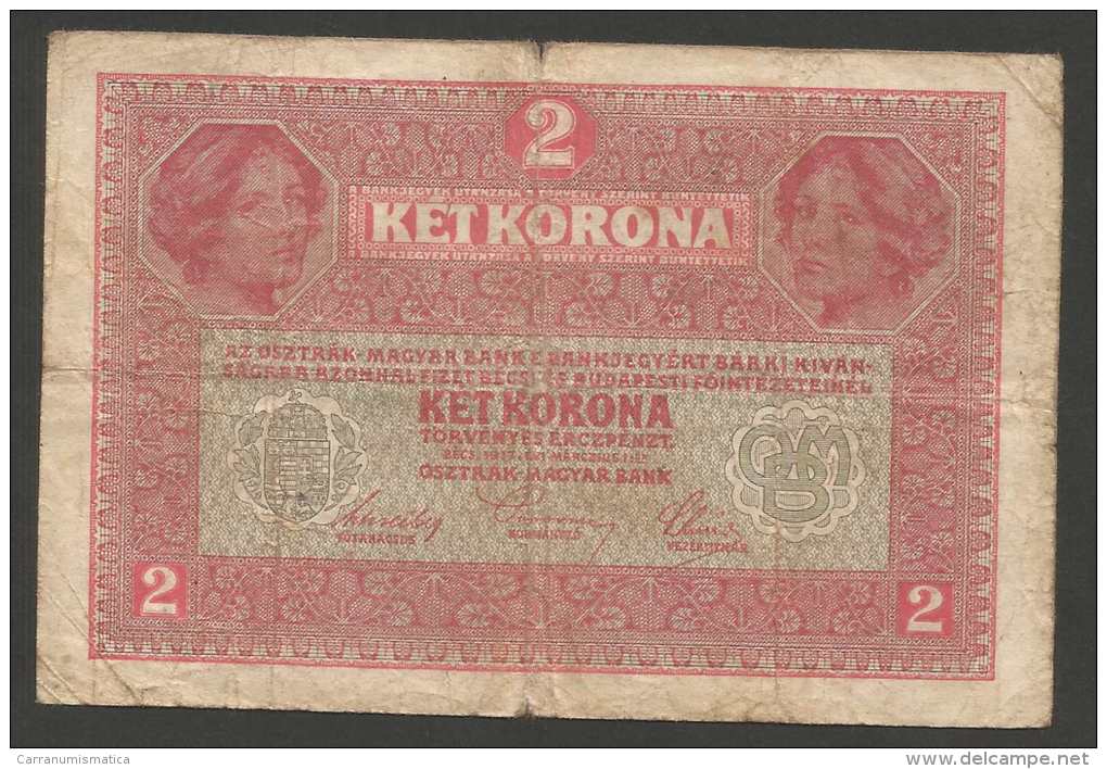 OESTERREICHISH-UNGARISCHE BANK (HUNGARY) - 2 KORONA (1917) - Hongrie