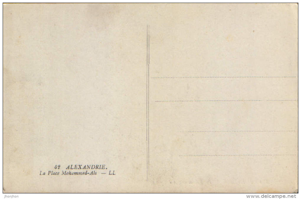 Egypt-Postcard Unused-Alexandria-The Stock Exchange;der Börse;la Bourse-2/scans - Alexandria