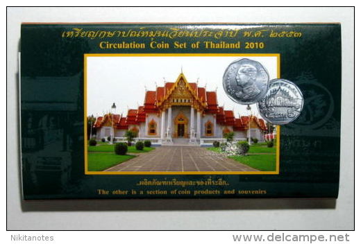 Thailand Coin 2010 Circulatio&#8203;n Set 0.01 - 10 Baht - Thailand