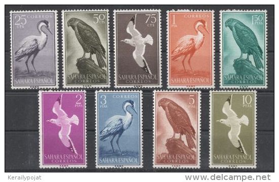 Spanish Sahara - 1959 Birds MNH__(TH-3427) - Sahara Espagnol