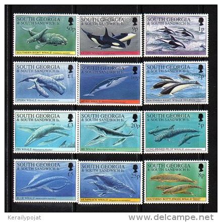 South Georgia - 1994 Whales And Dolphins MNH__(TH-2251) - Georgia Del Sud