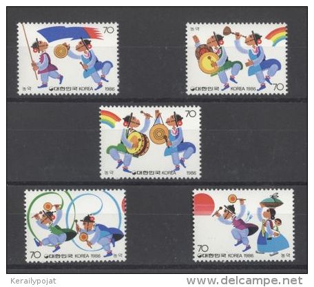 Korea (South) - 1986 Farmers Music MNH__(TH-235) - Korea (Zuid)