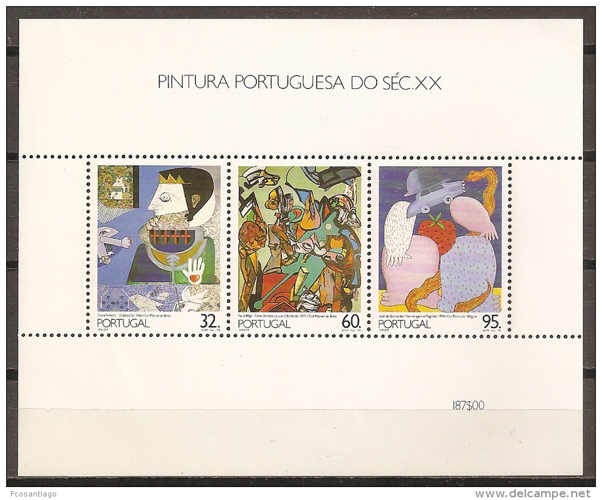 PINTURA - PORTUGAL 1990 - Yvert #H74 - MNH ** - Moderne
