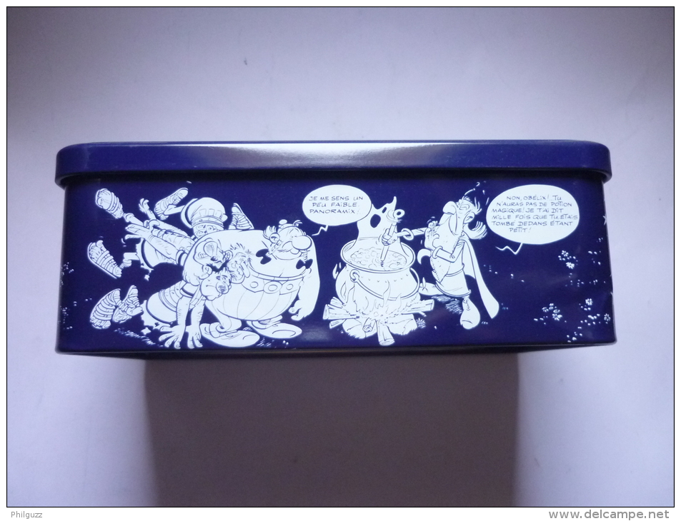 BOITE EN METAL Fer Blanc Biscuits Mistral ASTERIX - CHEZ RAHAZADE - Art De La Table