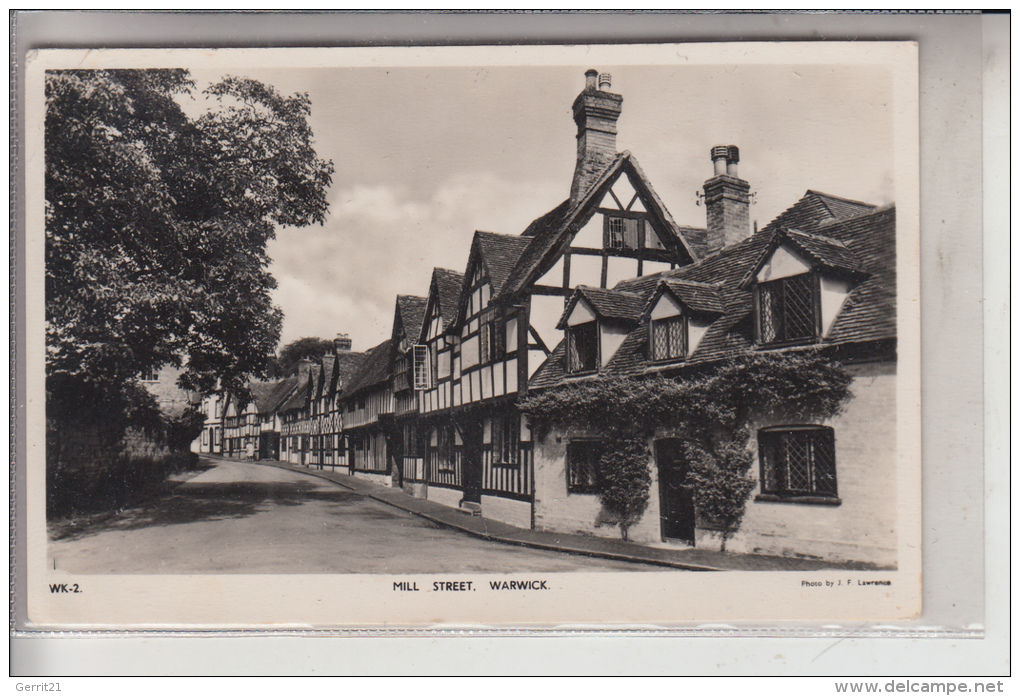 UK - ENGLAND - WARWICKSHIRE - WARWICK, Mill Street, 1953 - Warwick