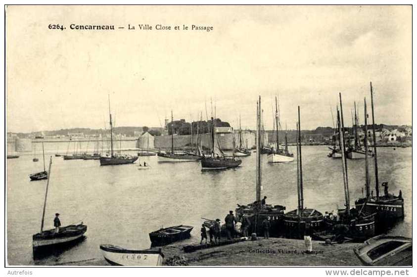 29.  CONCARNEAU  -  LA VILLE CLOSE ET LE PASSAGE - Concarneau