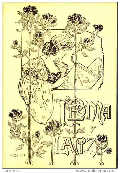 Revue Art Nouveau PLUMA Y LAPIZ, 1902 Num. 99. Au Dos, Repro Affiche AUX ECONOMES, Liege (102442) - [1] Hasta 1980