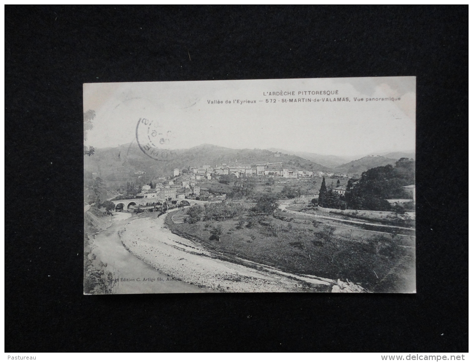 Saint - Martin - De - Valamas : Le Village. Vue Panoramique . - Saint Martin De Valamas