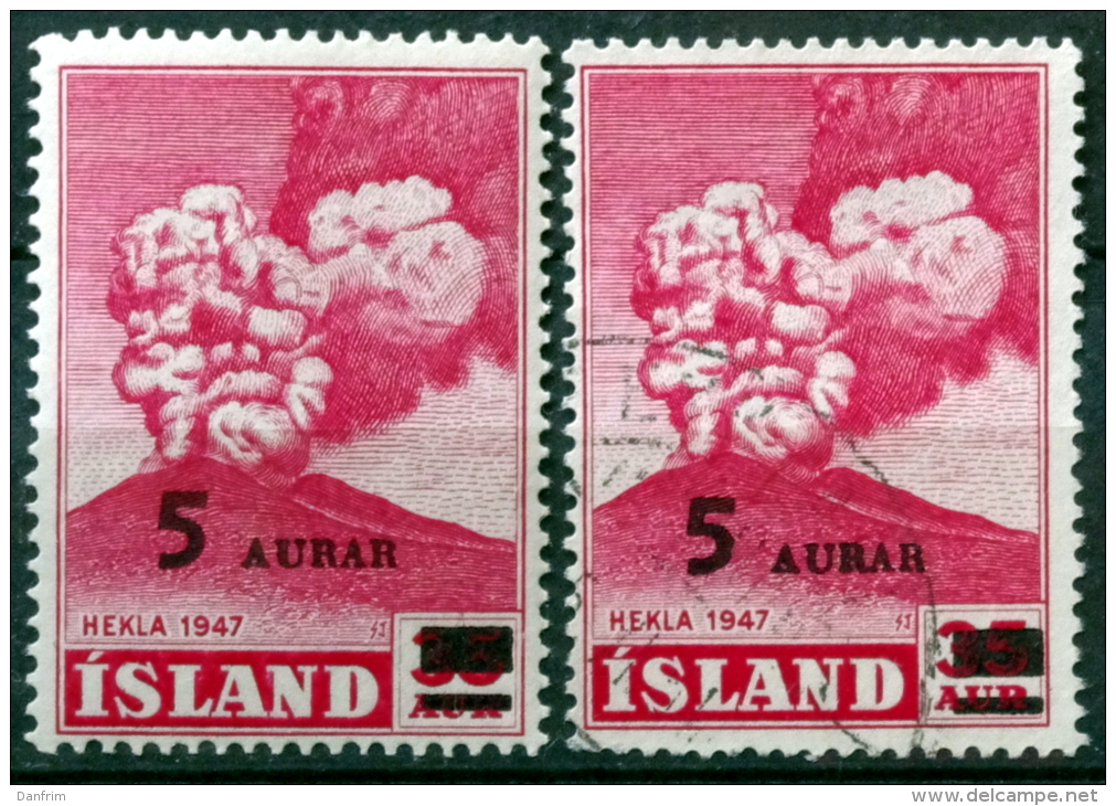 Island   1954   MiNr.292 MNH (**) + (O) ( Lot L 2238 ) - Oblitérés