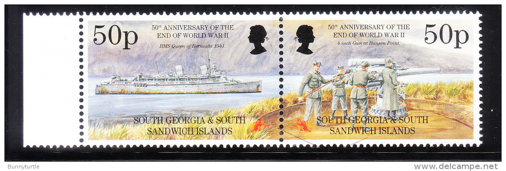 South Georgia 1995 End Of World War II 50th Anniversary MNH - Südgeorgien