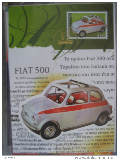 Greece 2005  Legendary Cars Set Of 5 Maximum Cards - Maximum Cards & Covers