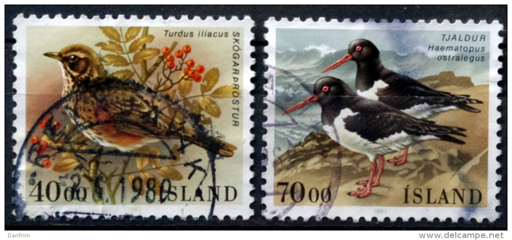 Island   1987 MiNr.669-70  (O)  ( Lot L 2257 ) - Oblitérés