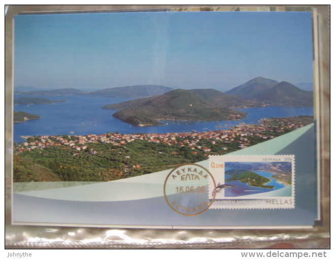 Greece 2006 Greek islands set of 10 maximum cards