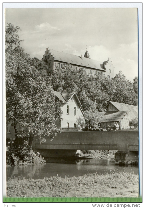 Kranichfeld, Blick Zur Niederburg Um 1960/1970 Verlag:, Bild Und Heimat, POSTKARTE Mit Frankatur, Mit Stempel,  Erhaltun - Kranichfeld