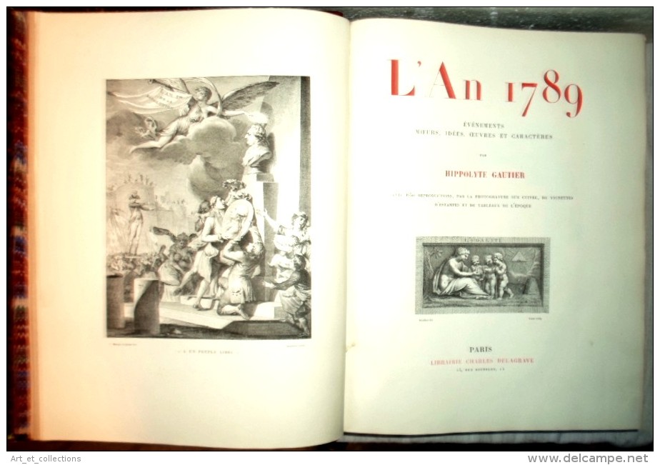 L’AN 1789 / Hippolyte Gauthier / Superbe 1ère Édition Delagrave De 1889 - 1801-1900