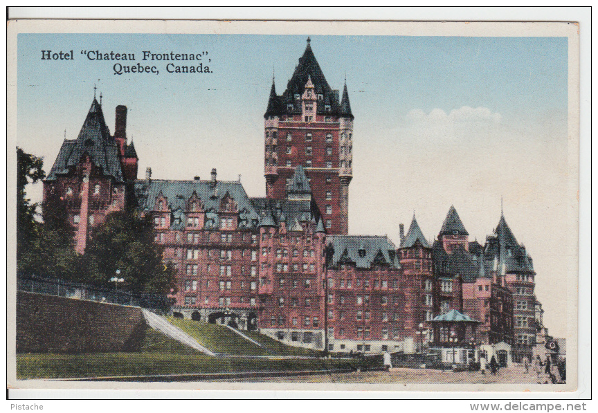 Québec P.Q. - Château Frontenac In 1937 - Pub. By Librairie Garneau - Québec - Château Frontenac