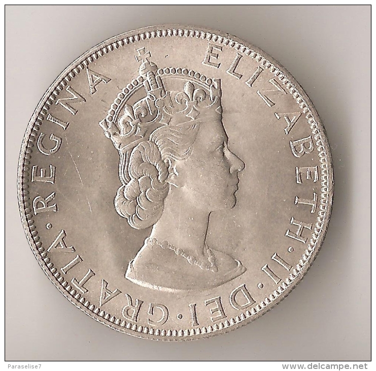 BERMUDES  1 CROWN  1964  ARGENT - Bermudas