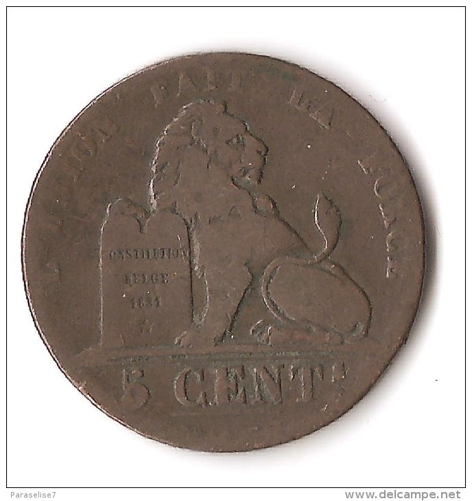 BELGIQUE 5 CENTIMES  1849 - 5 Cents