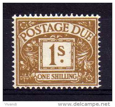 Great Britain - 1955 - 1 Shilling Postage Due (SG D53) - MH - Tasse