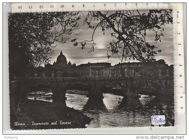 PO1040C# ROMA - TRAMONTO SUL TEVERE   VG 1962 - Fiume Tevere