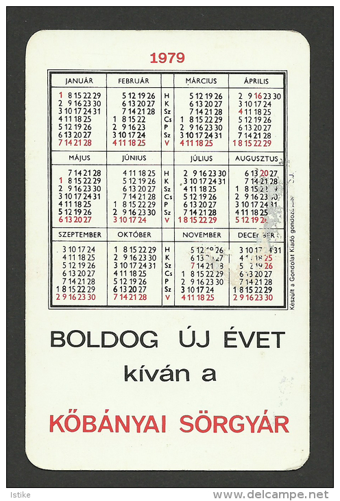 HUNGARY, KOBÁNYA BREWERY, LEMONADE, 1979 - Petit Format : 1971-80