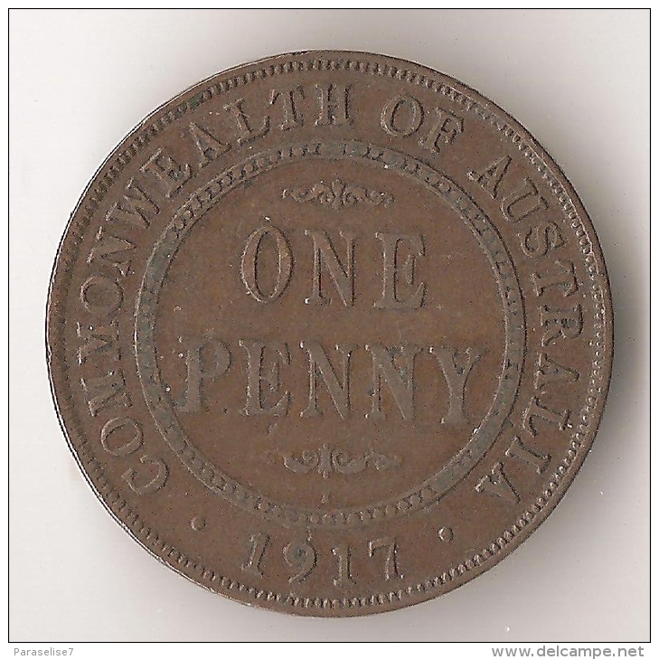 AUSTRALIE  1 PENNY 1917 - Penny