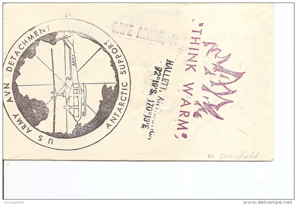 Pole Sud -  Base Scott ( Lettre De Ross De 1964 Vers La Grande-Bretagne à Voir) - Onderzoeksstations